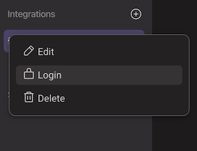 Leapp Integration Login